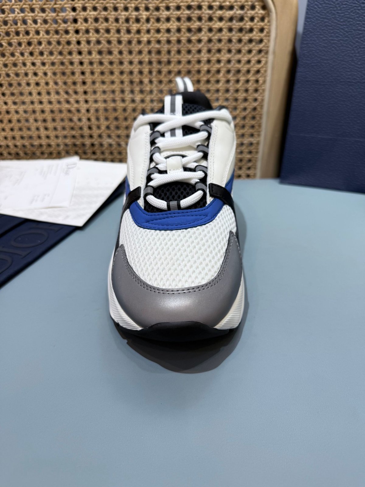 Sneakers B22 'Blanc Noir Bleu' — vue 8