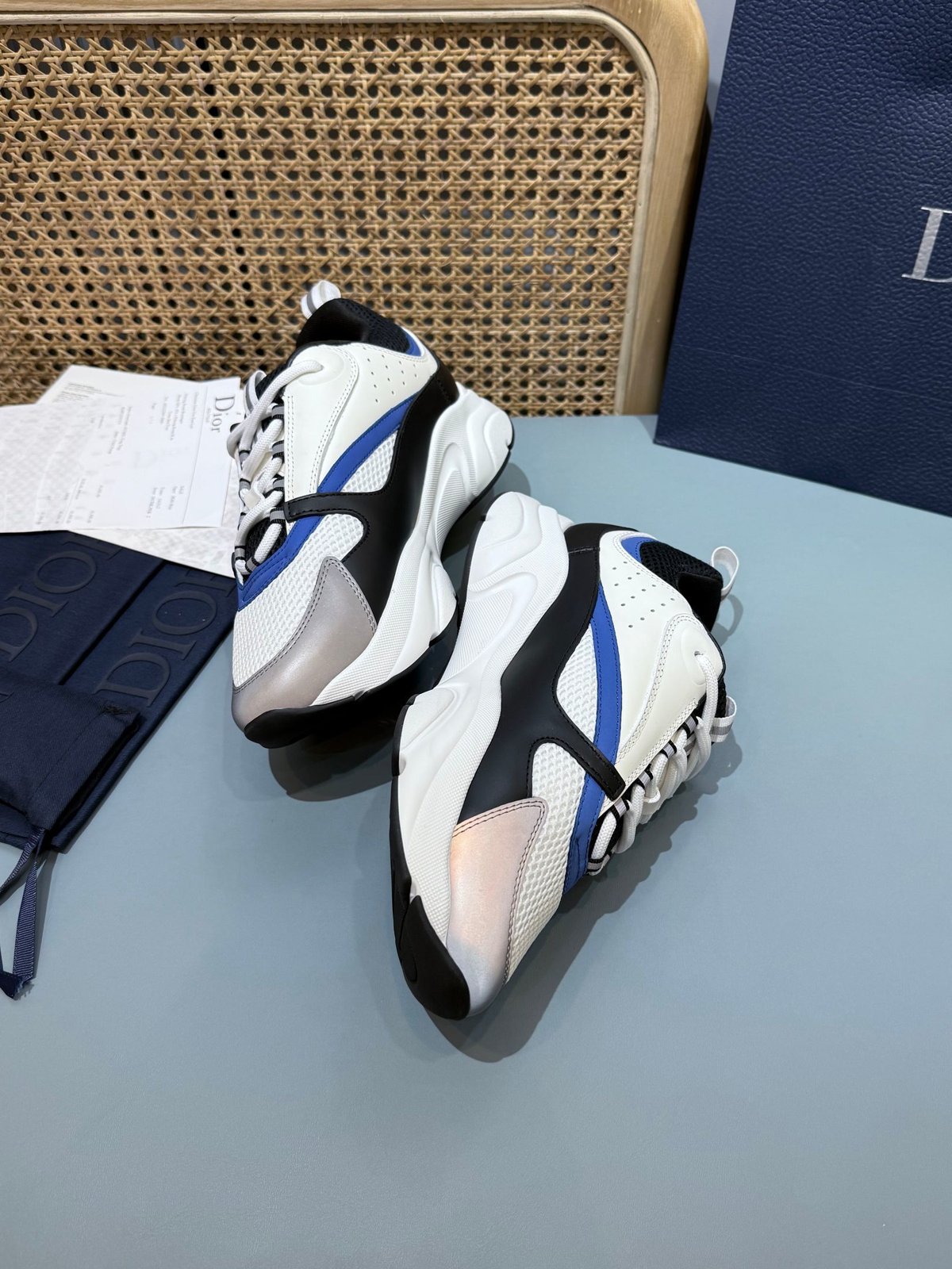 Sneakers B22 'Blanc Noir Bleu' — vue 15