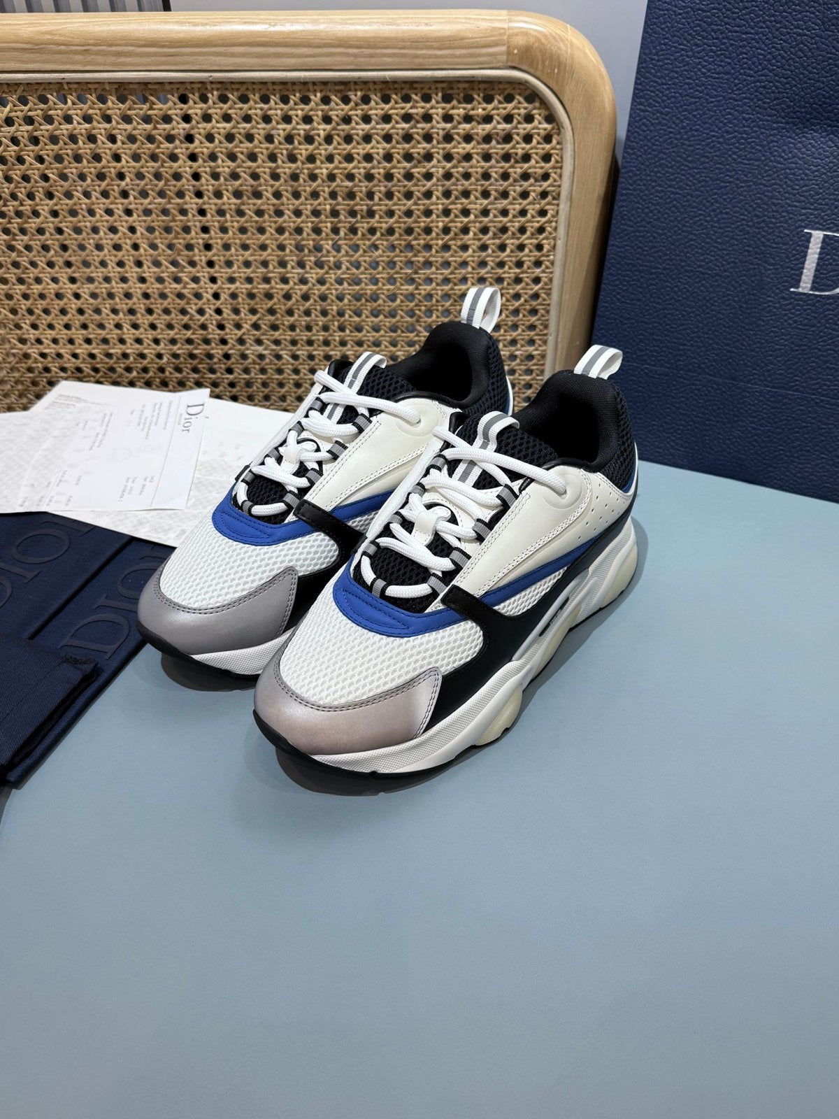 Sneakers B22 'Blanc Noir Bleu' — vue 16