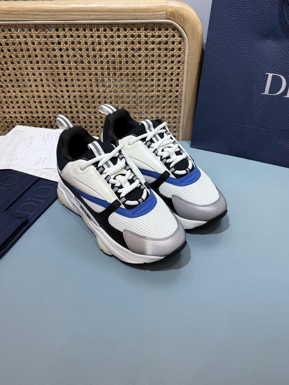 Sneakers B22 'Blanc Noir Bleu' — vue 17