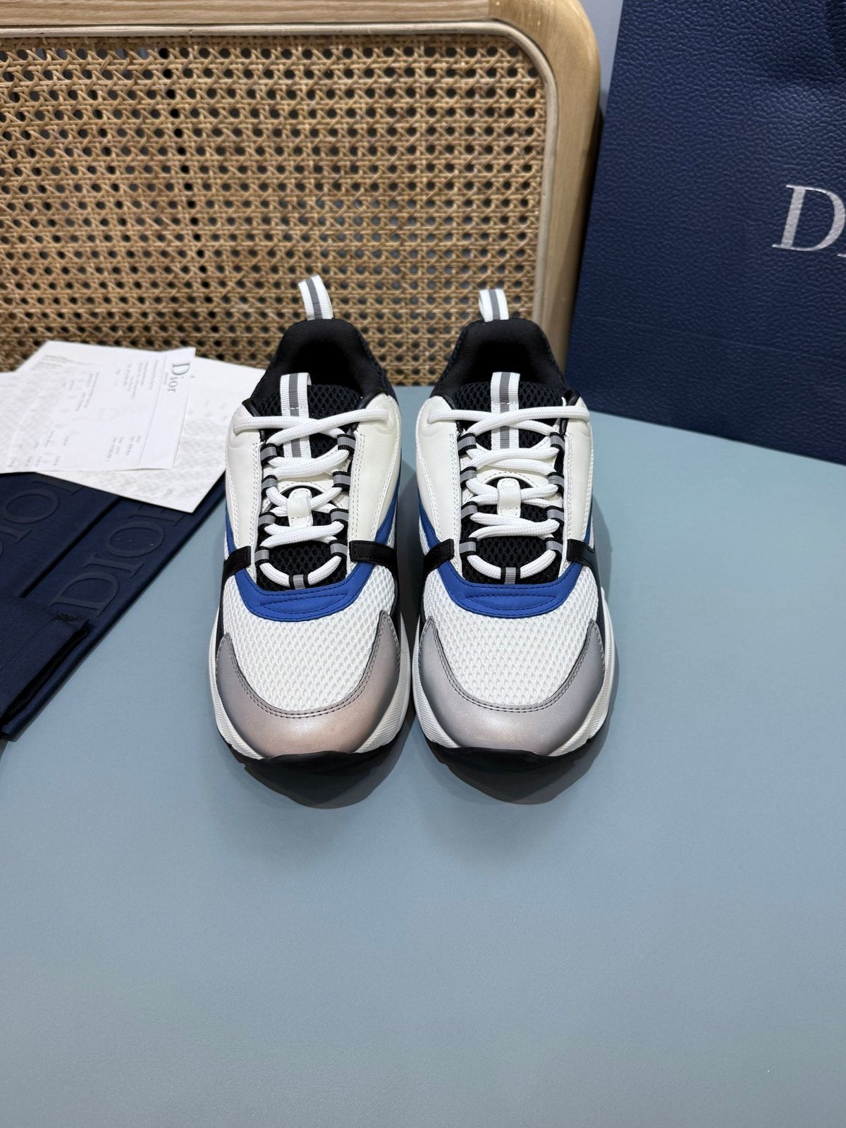 Sneakers B22 'Blanc Noir Bleu' — vue 18