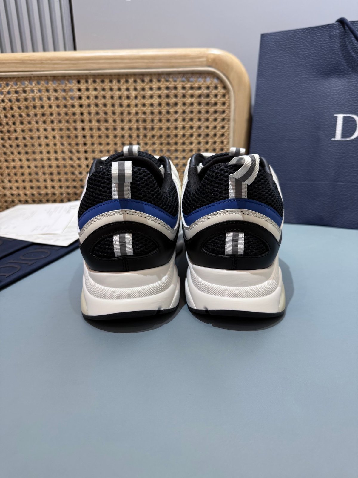 Sneakers B22 'Blanc Noir Bleu' — vue 21