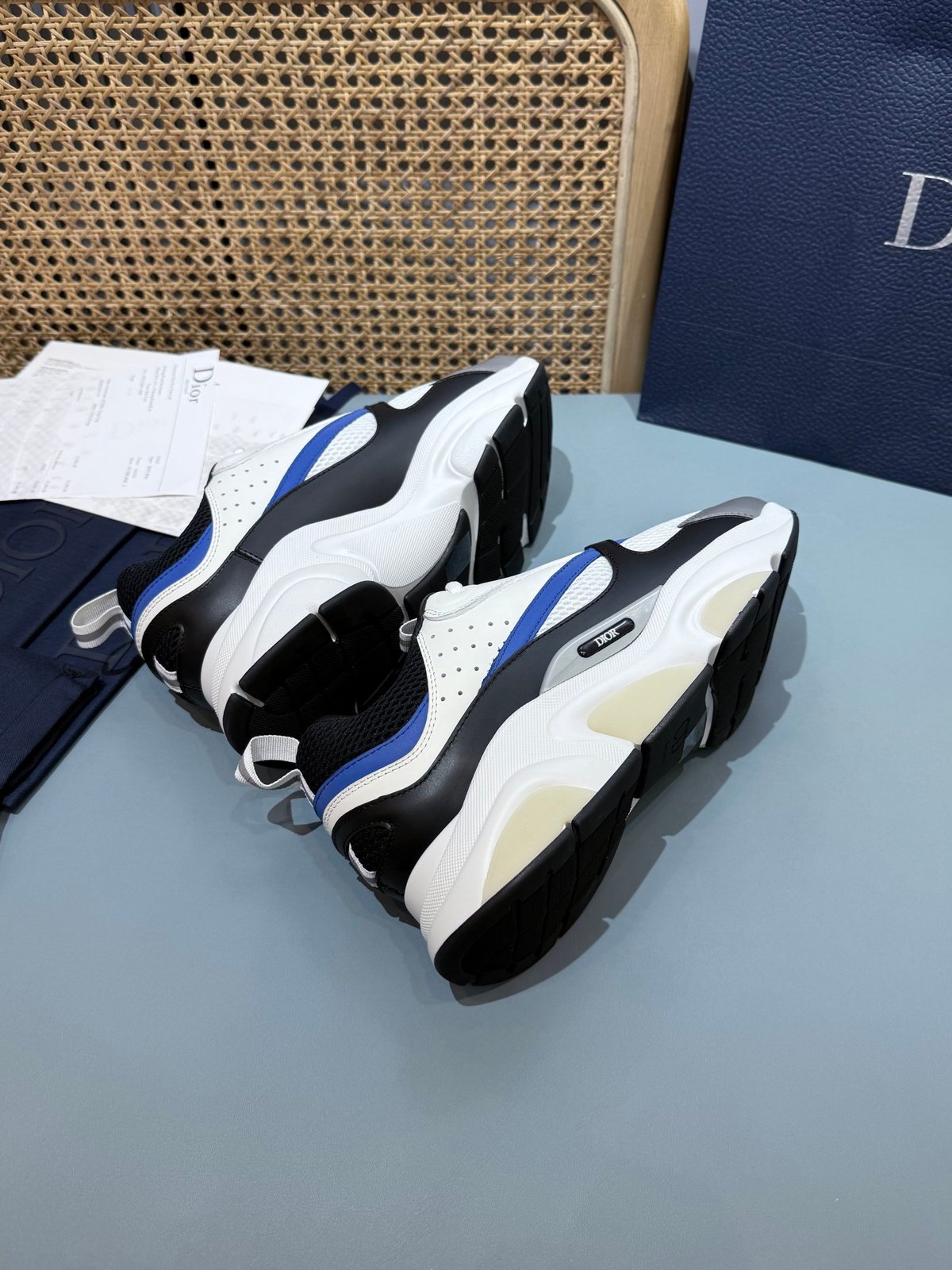 Sneakers B22 'Blanc Noir Bleu' — vue 23