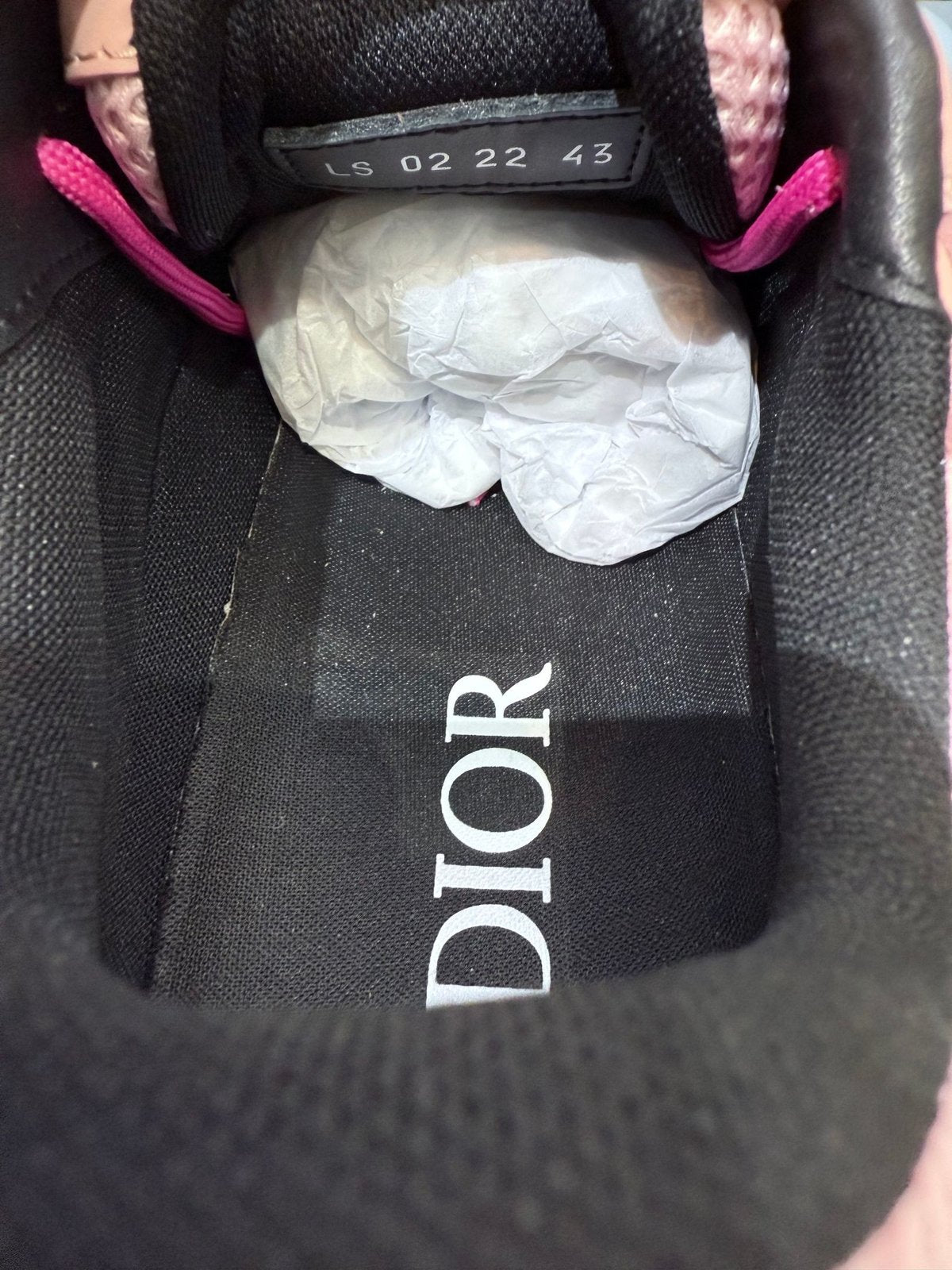 Sneakers B22 'Noir Blanc Rose' — vue 6