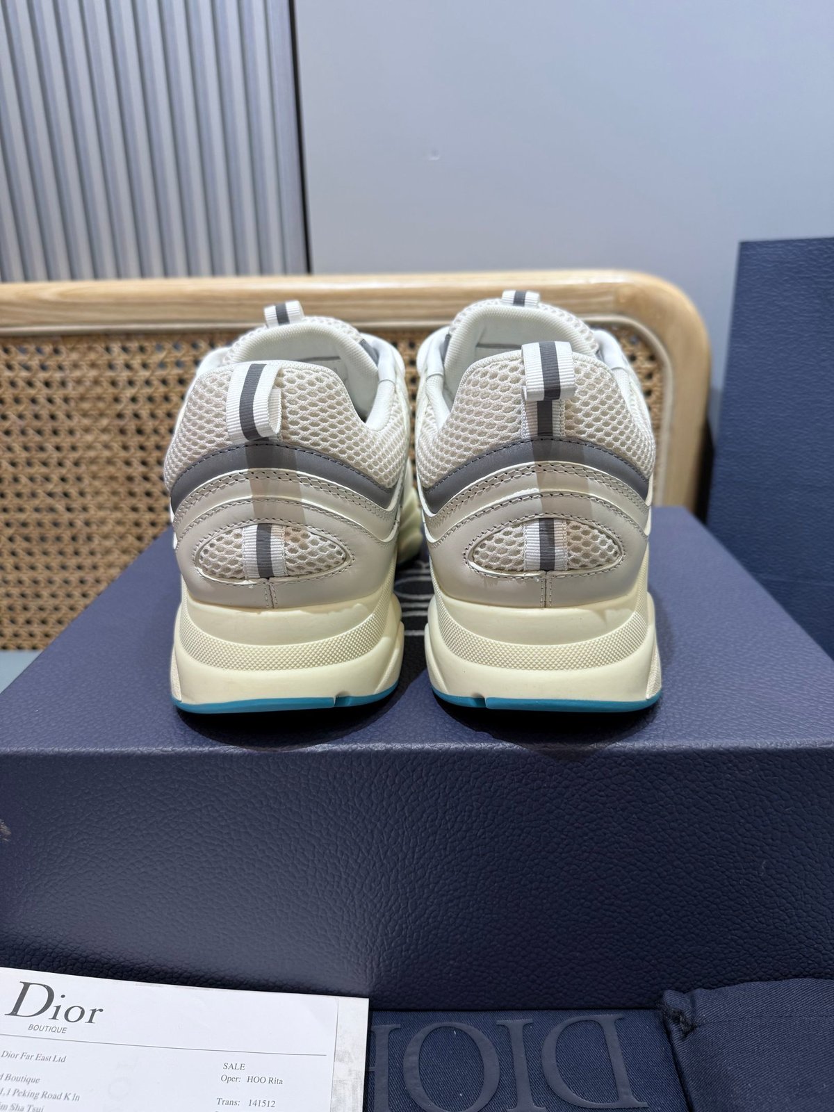 Sneakers B22 'Blanc Gris Turquoise' — vue 4