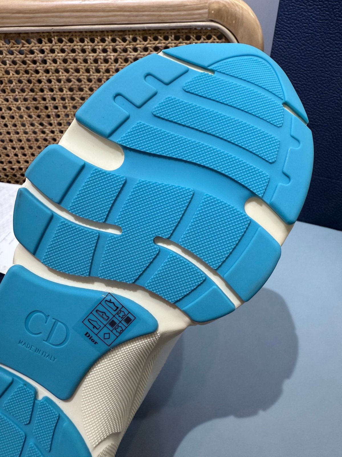 Sneakers B22 'Blanc Gris Turquoise' — vue 7