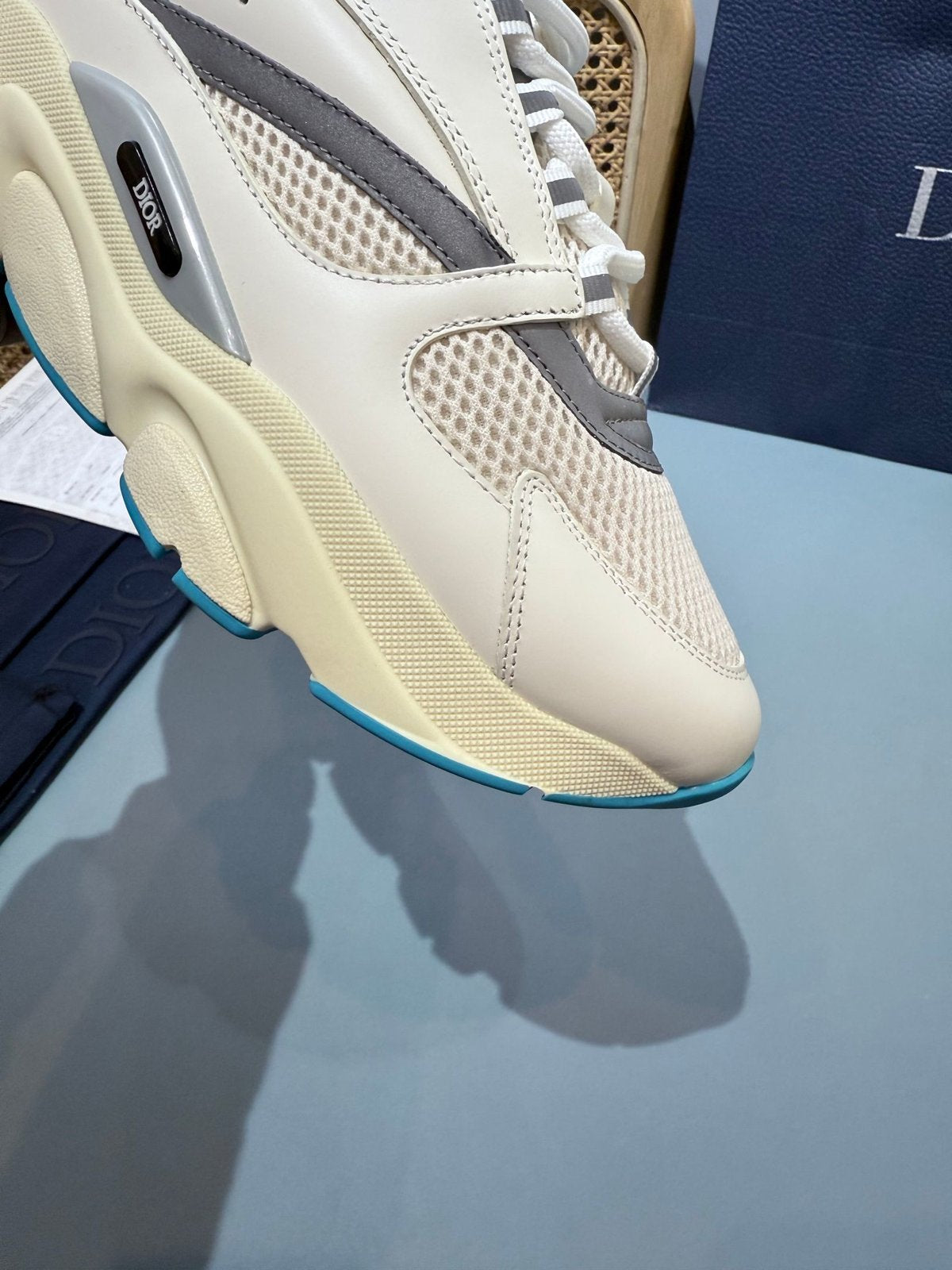 Sneakers B22 'Blanc Gris Turquoise' — vue 14
