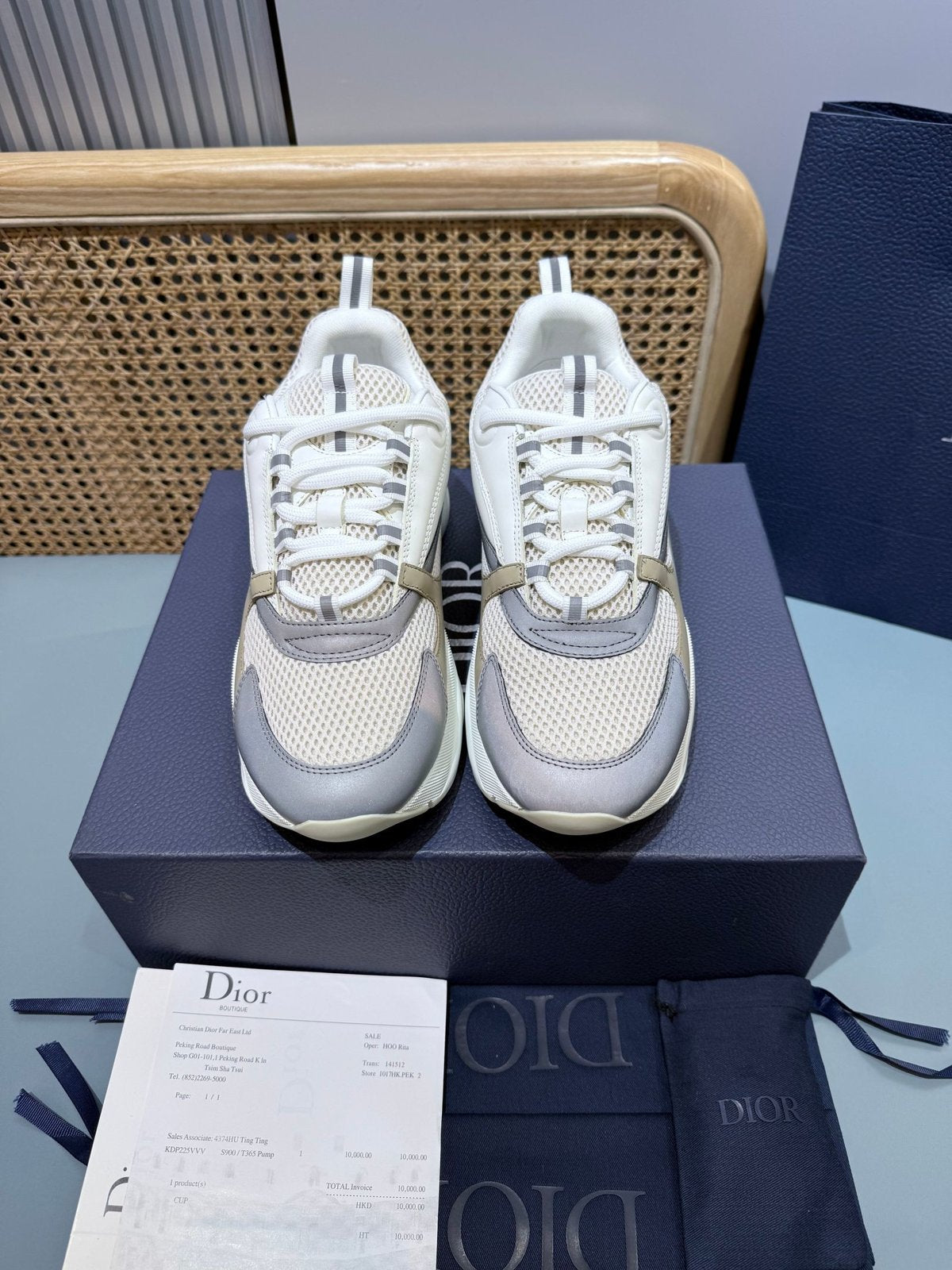 Sneakers B22 'Gris Clair' — vue 2