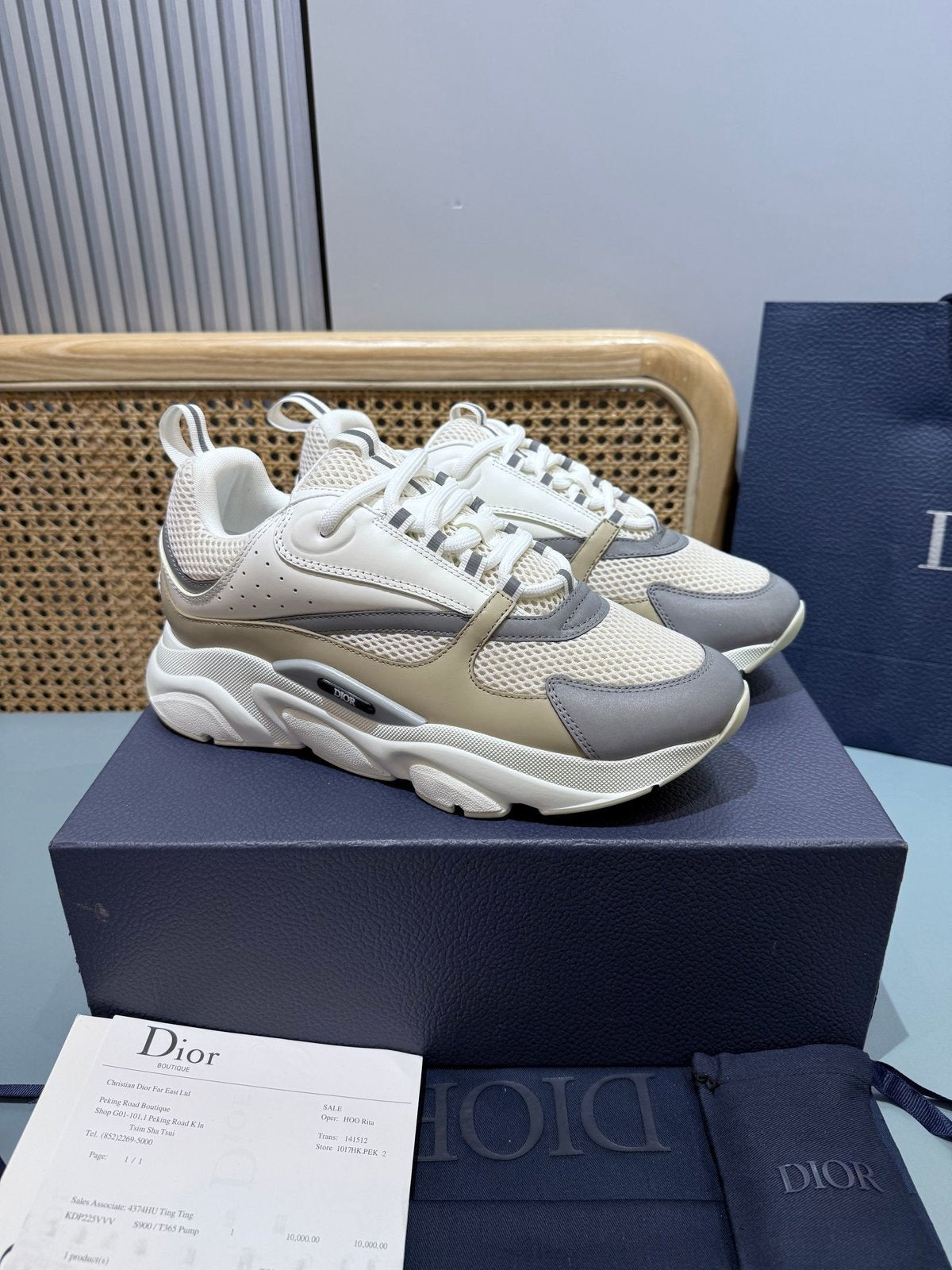 Sneakers B22 'Gris Clair' — vue 3