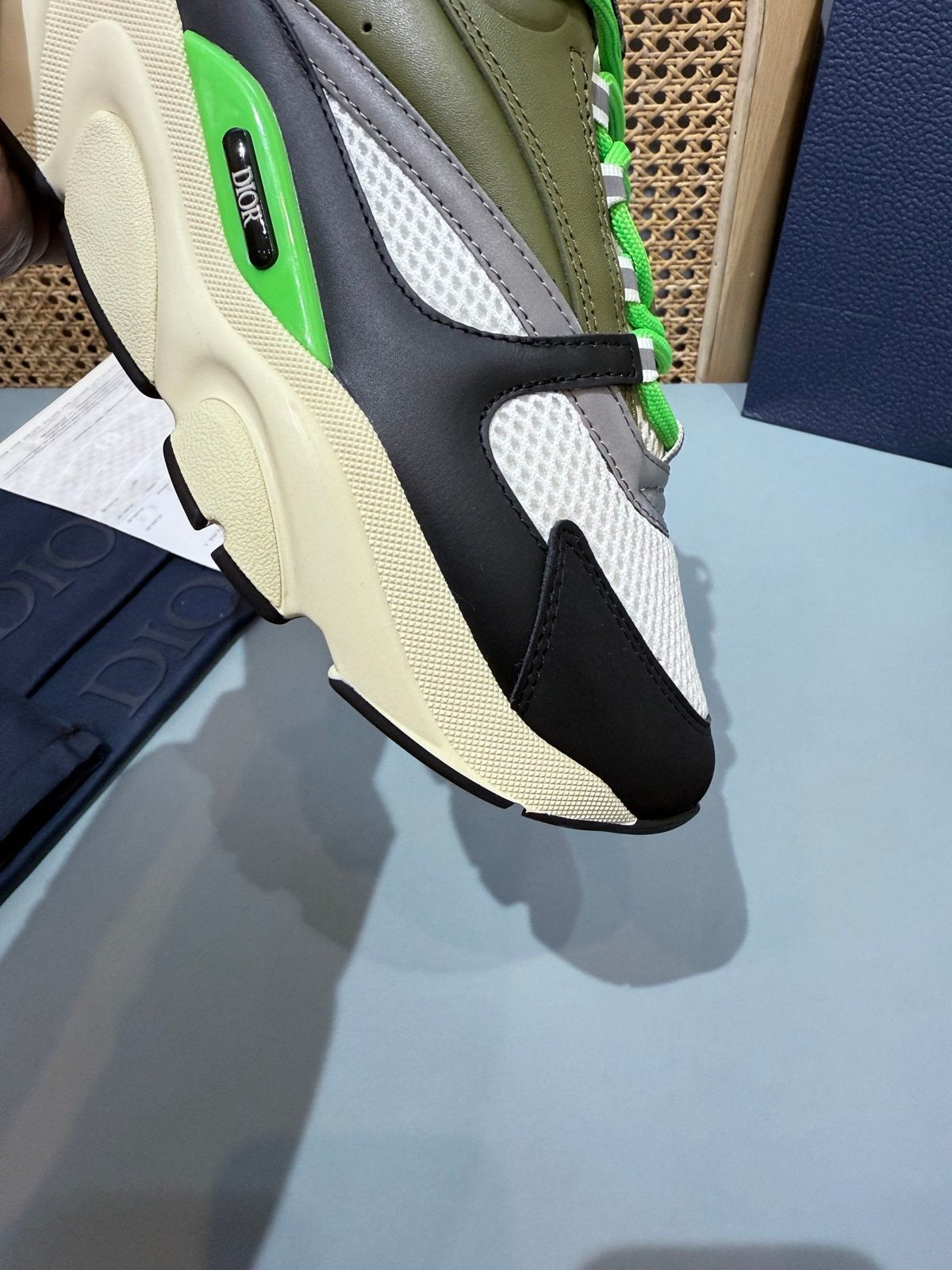 Sneakers B22 'Noir Blanc Vert' — vue 14