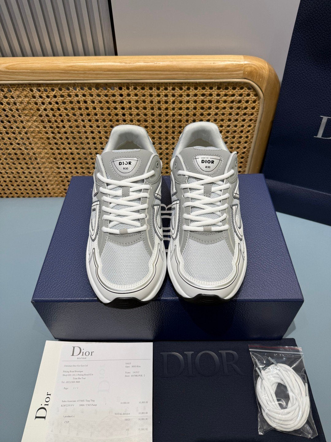 Sneakers B30 'Blanc Gris' — vue 2