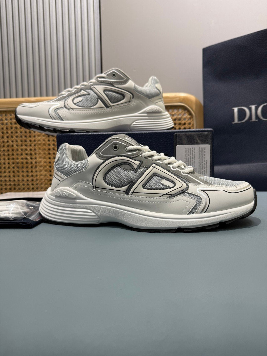 Sneakers B30 'Blanc Gris' — vue 5