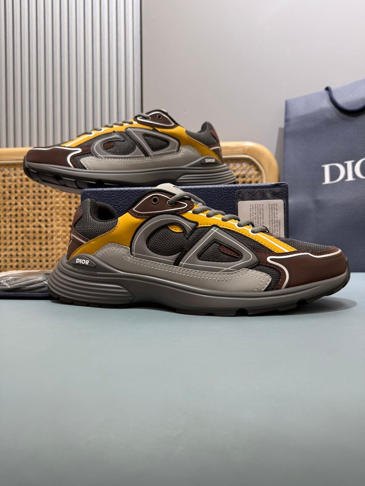 Sneakers B30 'Marron et Jaune' — vue 5