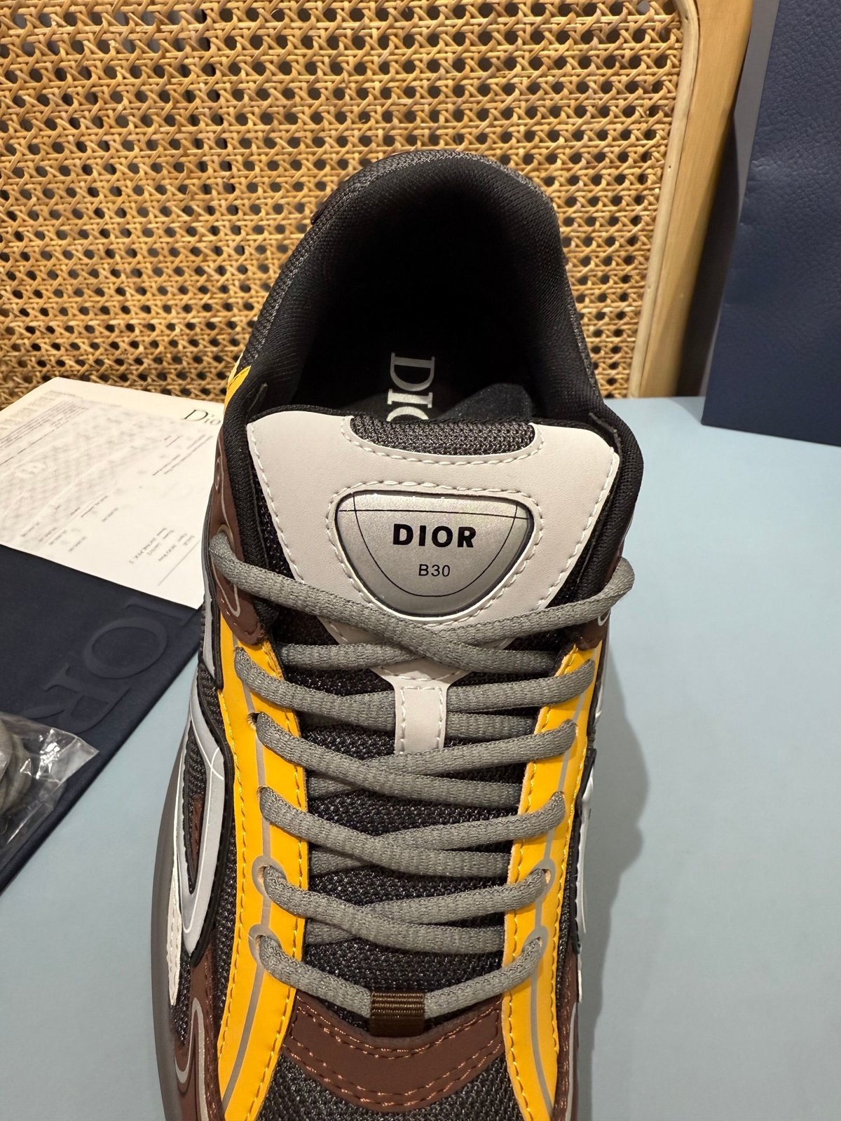 Sneakers B30 'Marron et Jaune' — vue 8