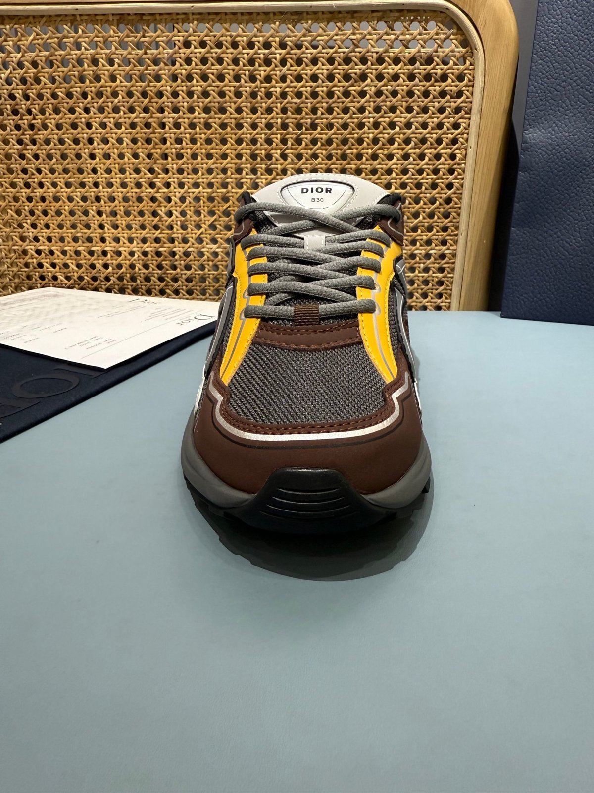 Sneakers B30 'Marron et Jaune' — vue 9