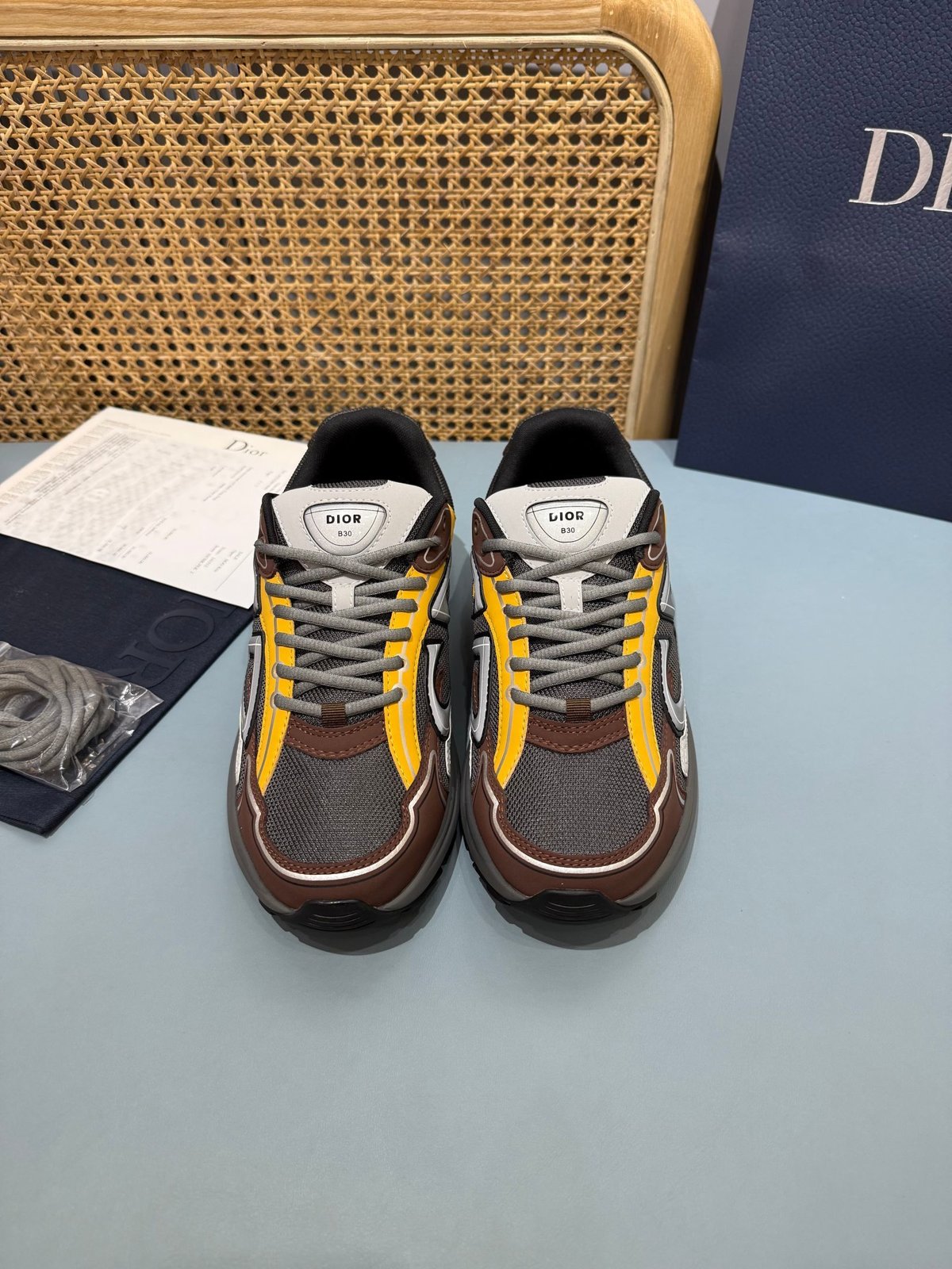 Sneakers B30 'Marron et Jaune' — vue 19