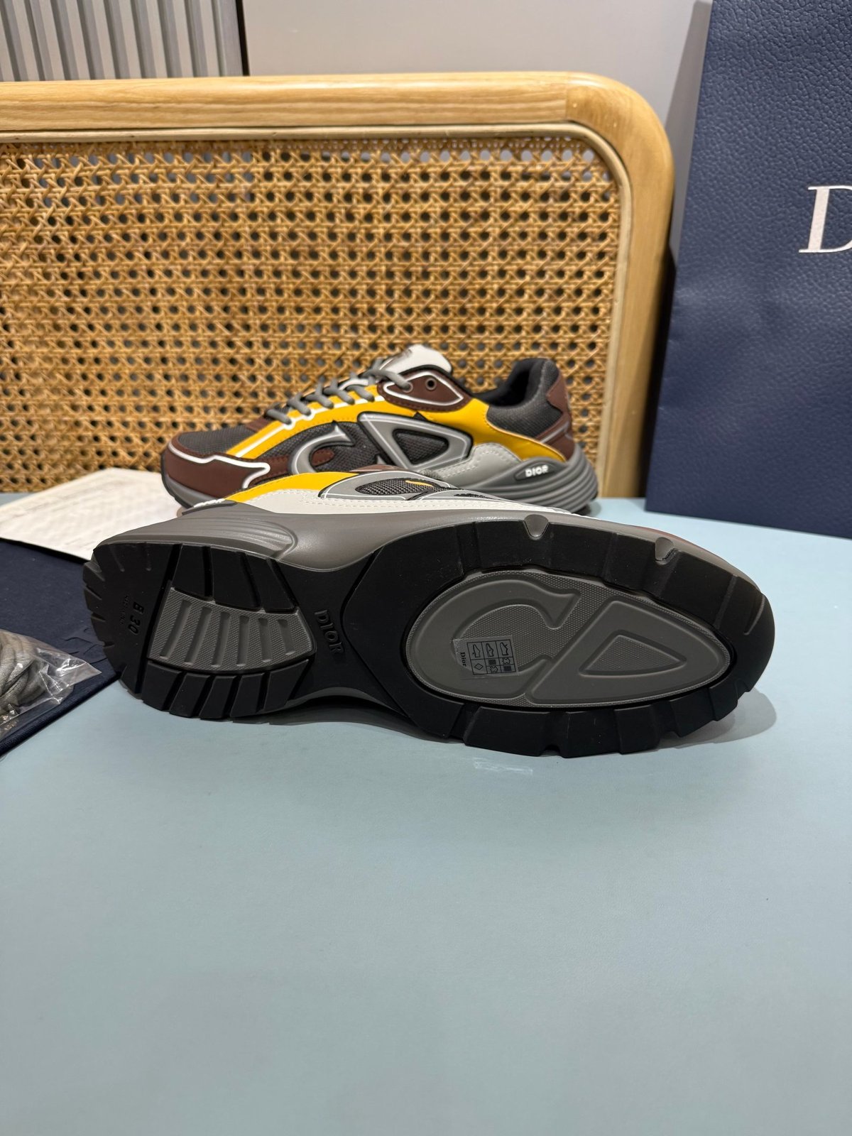 Sneakers B30 'Marron et Jaune' — vue 20