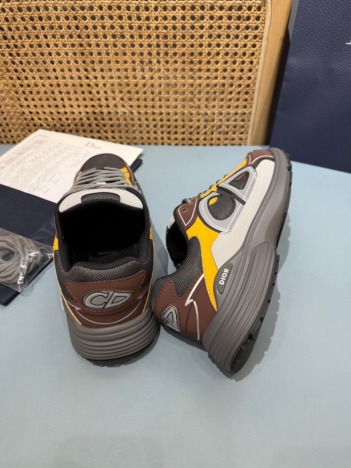 Sneakers B30 'Marron et Jaune' — vue 25