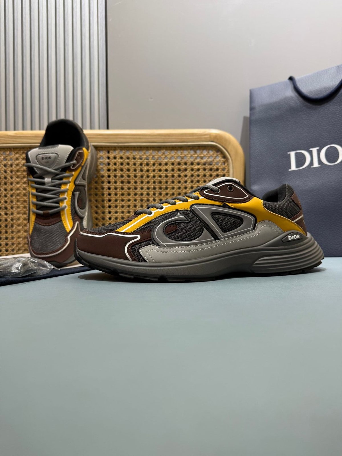 Sneakers B30 'Marron et Jaune' — vue 26