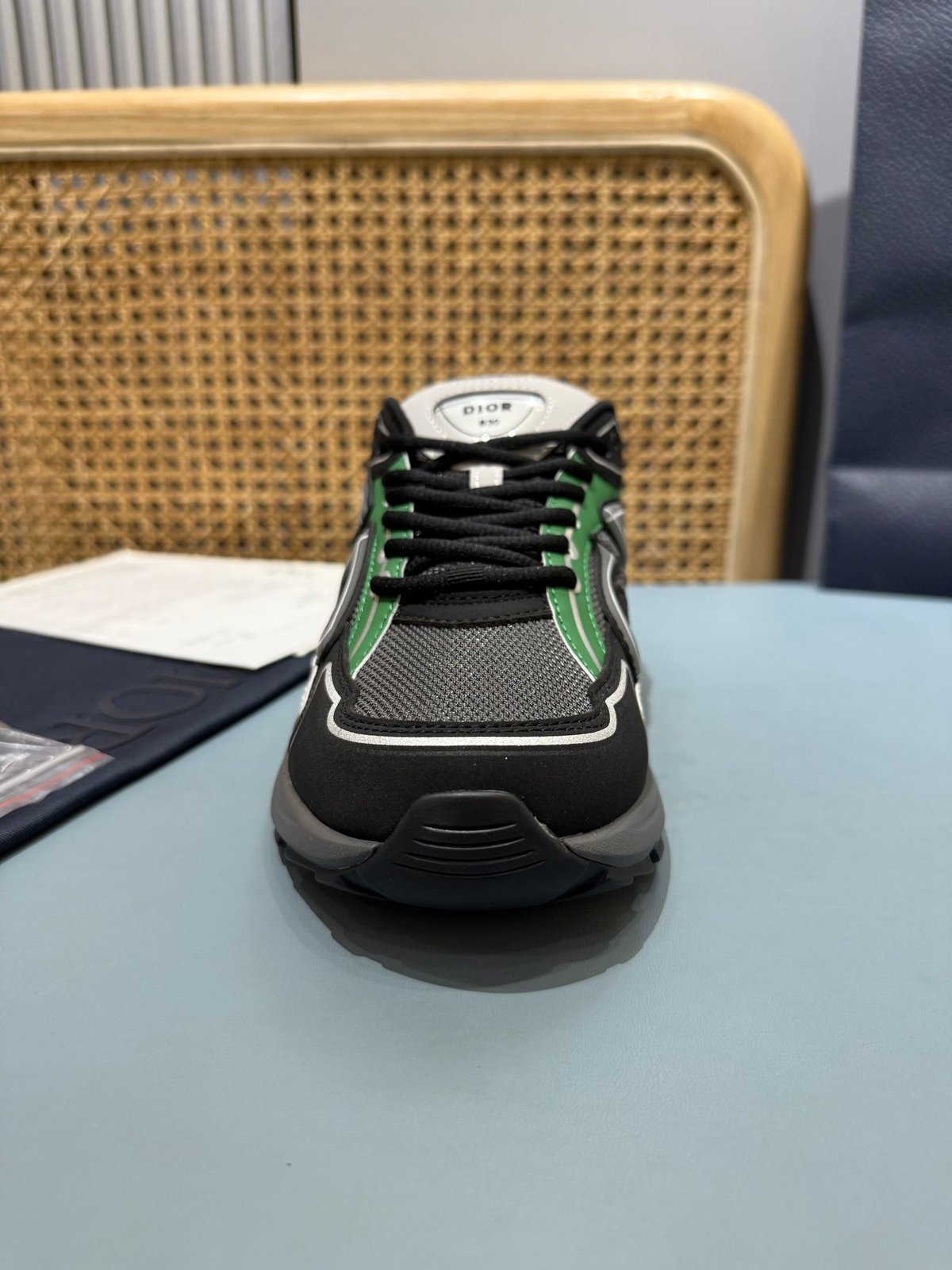 Sneakers B30 'Noir et Vert' — vue 8