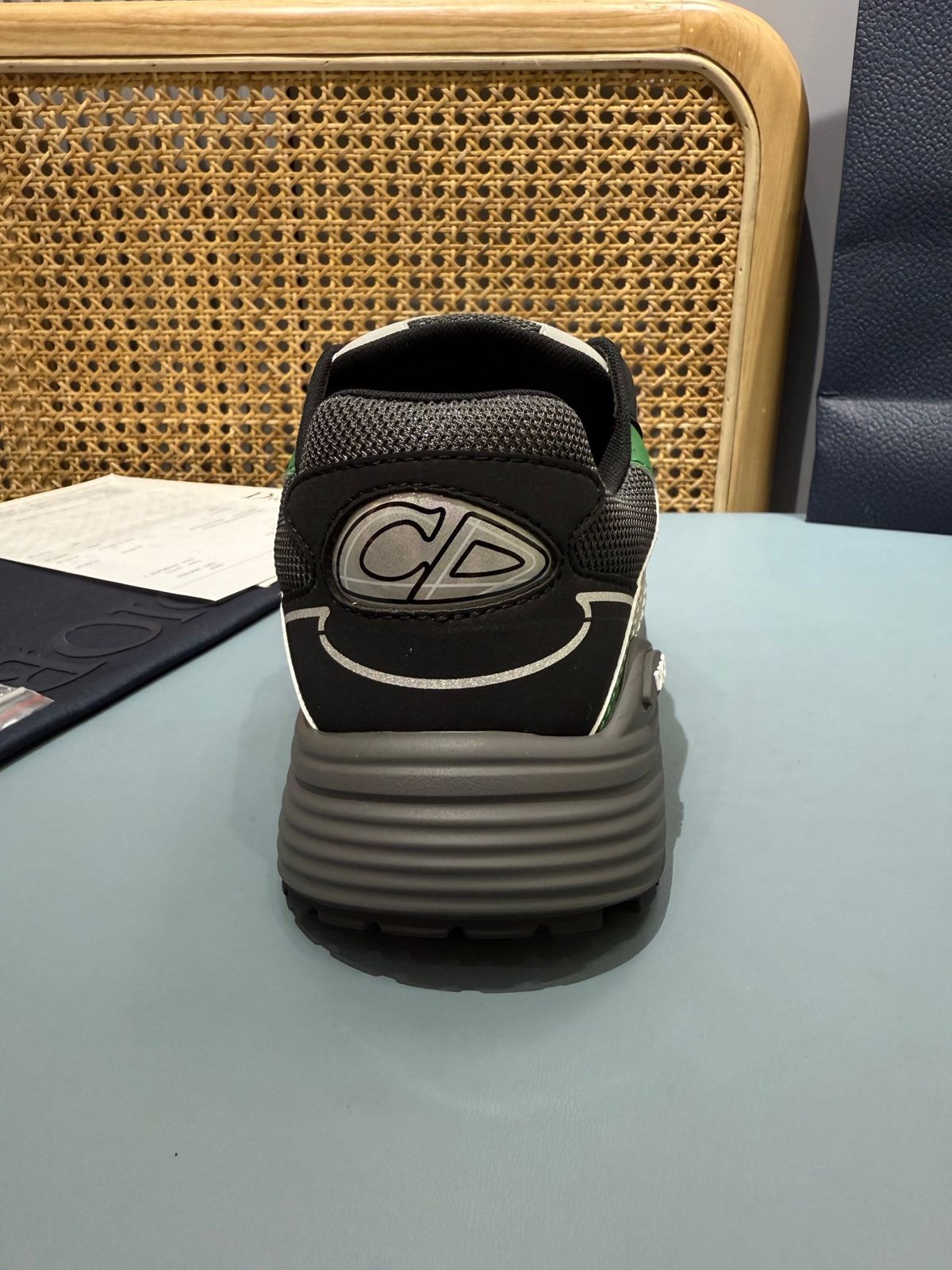 Sneakers B30 'Noir et Vert' — vue 9