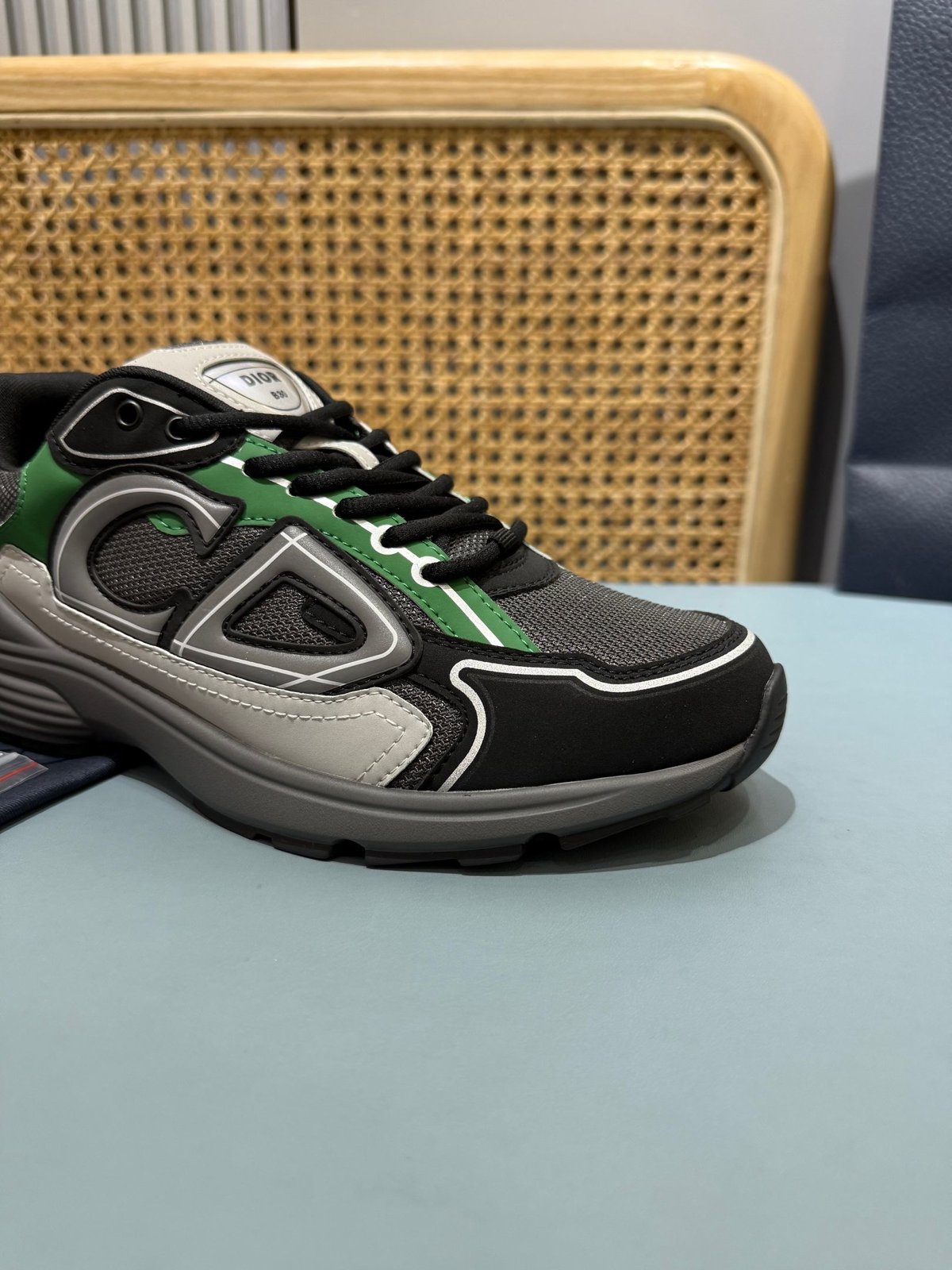 Sneakers B30 'Noir et Vert' — vue 12