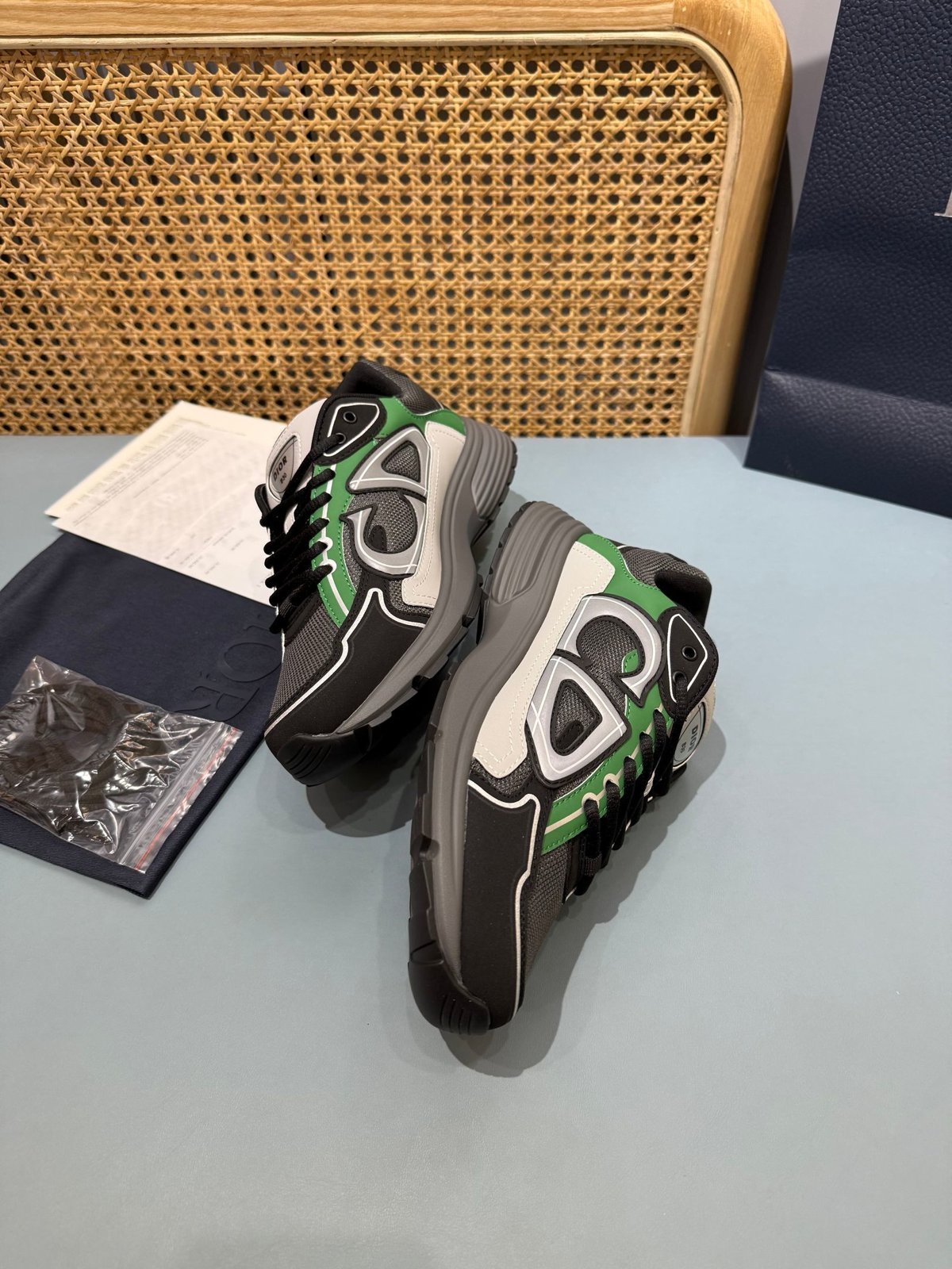 Sneakers B30 'Noir et Vert' — vue 14