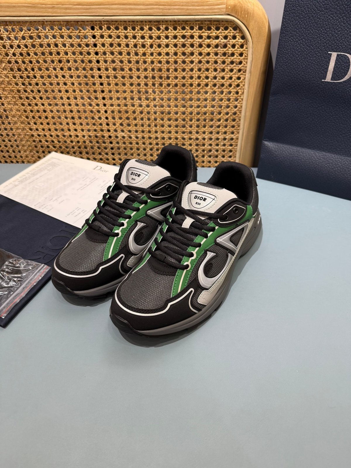 Sneakers B30 'Noir et Vert' — vue 15