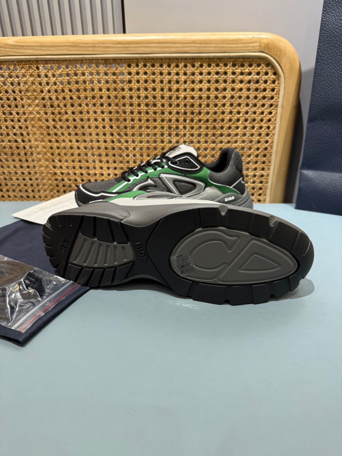 Sneakers B30 'Noir et Vert' — vue 18