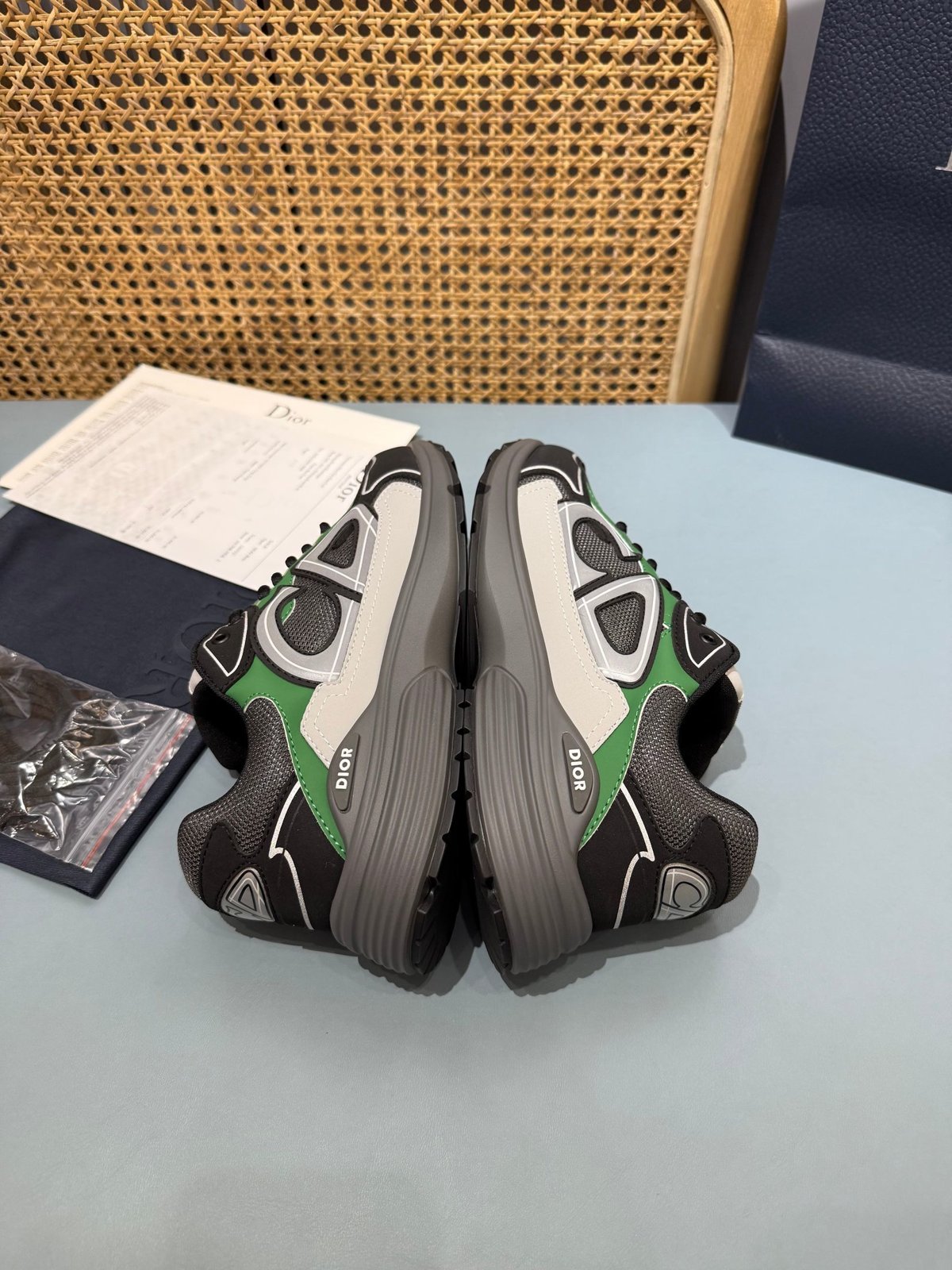 Sneakers B30 'Noir et Vert' — vue 19
