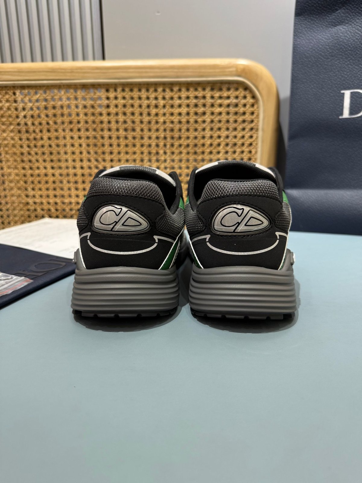 Sneakers B30 'Noir et Vert' — vue 20