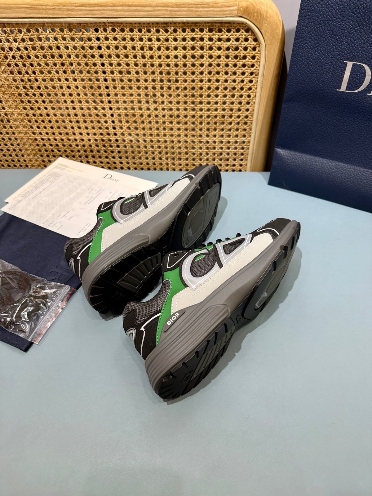 Sneakers B30 'Noir et Vert' — vue 22