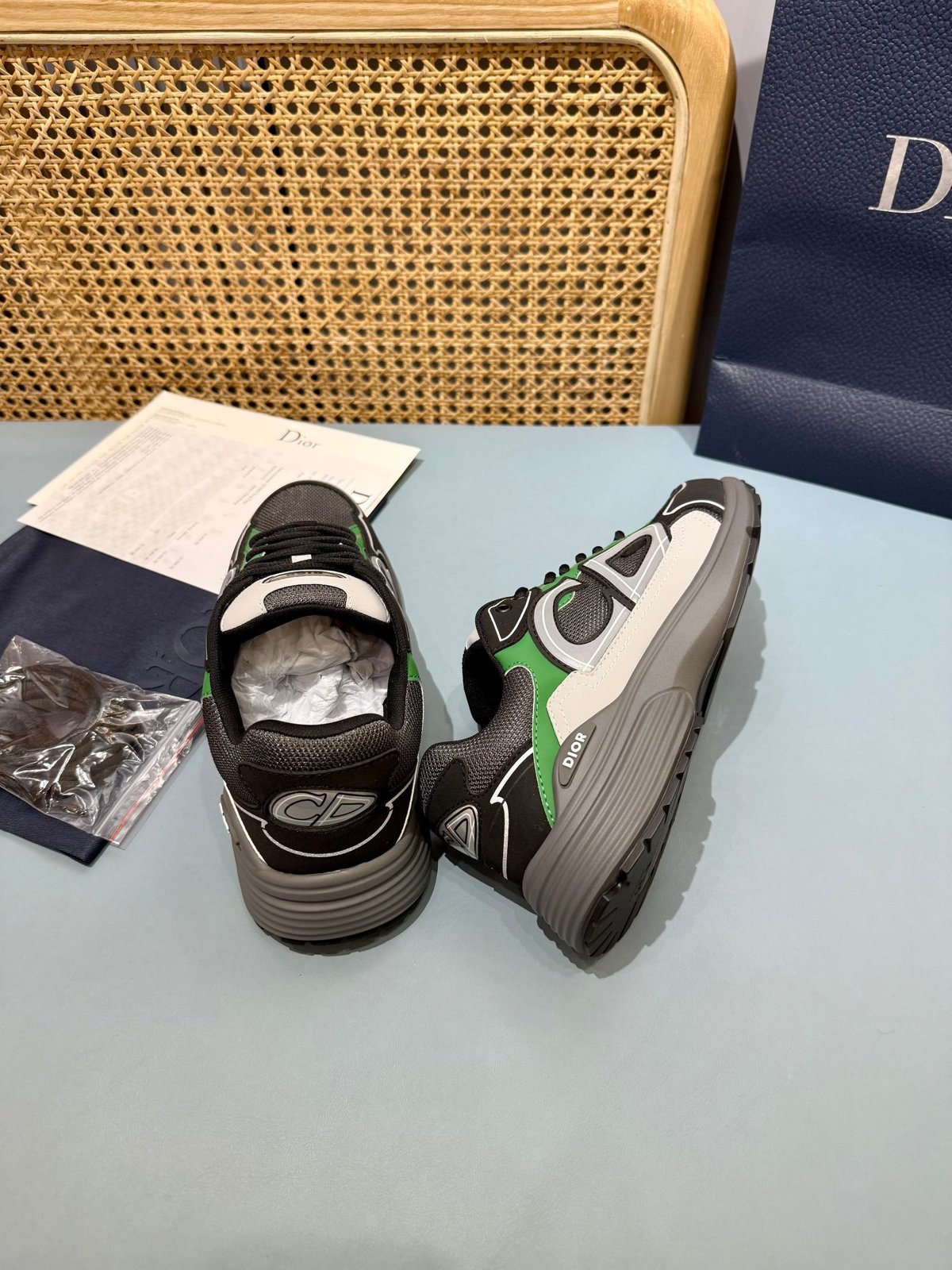Sneakers B30 'Noir et Vert' — vue 23