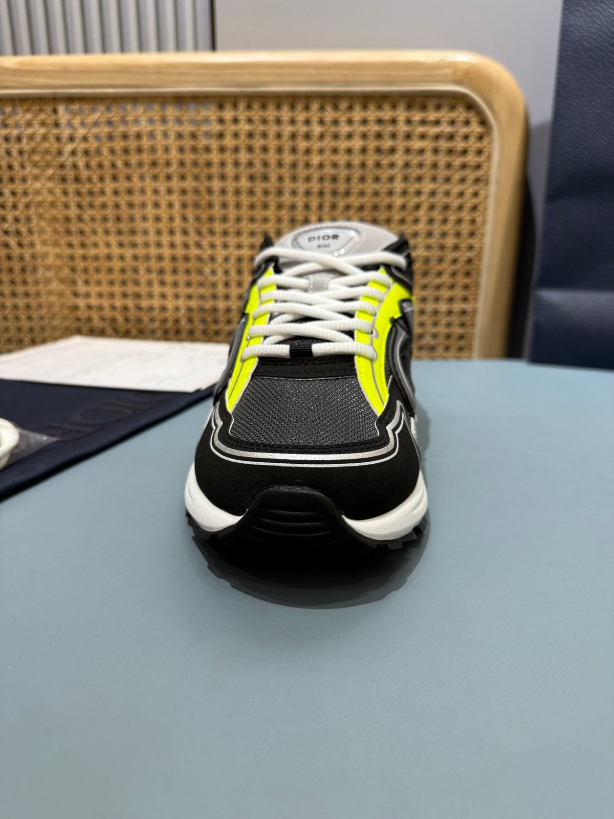 Sneakers B30 'Noir et Jaune Fluo' — vue 8
