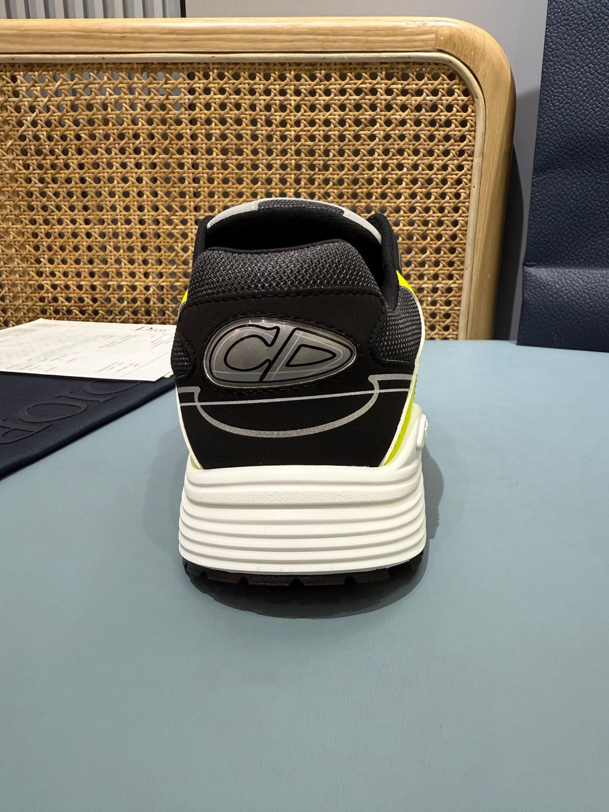 Sneakers B30 'Noir et Jaune Fluo' — vue 9
