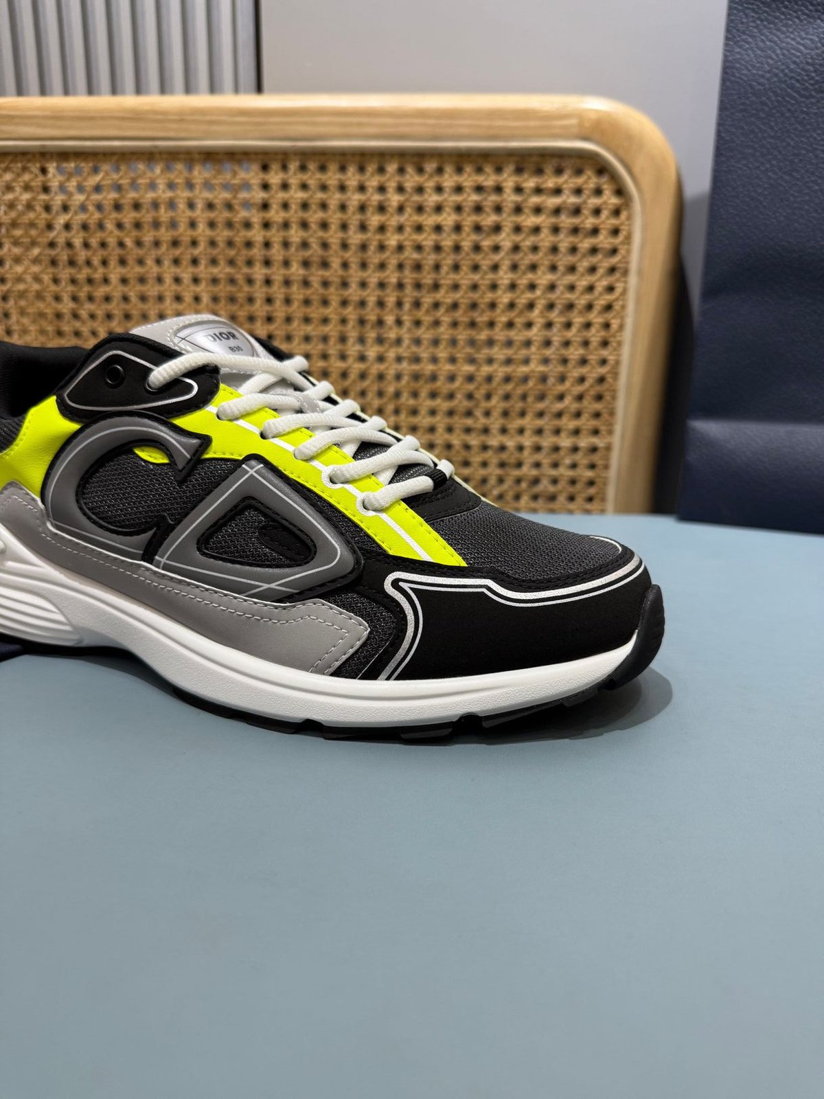 Sneakers B30 'Noir et Jaune Fluo' — vue 12