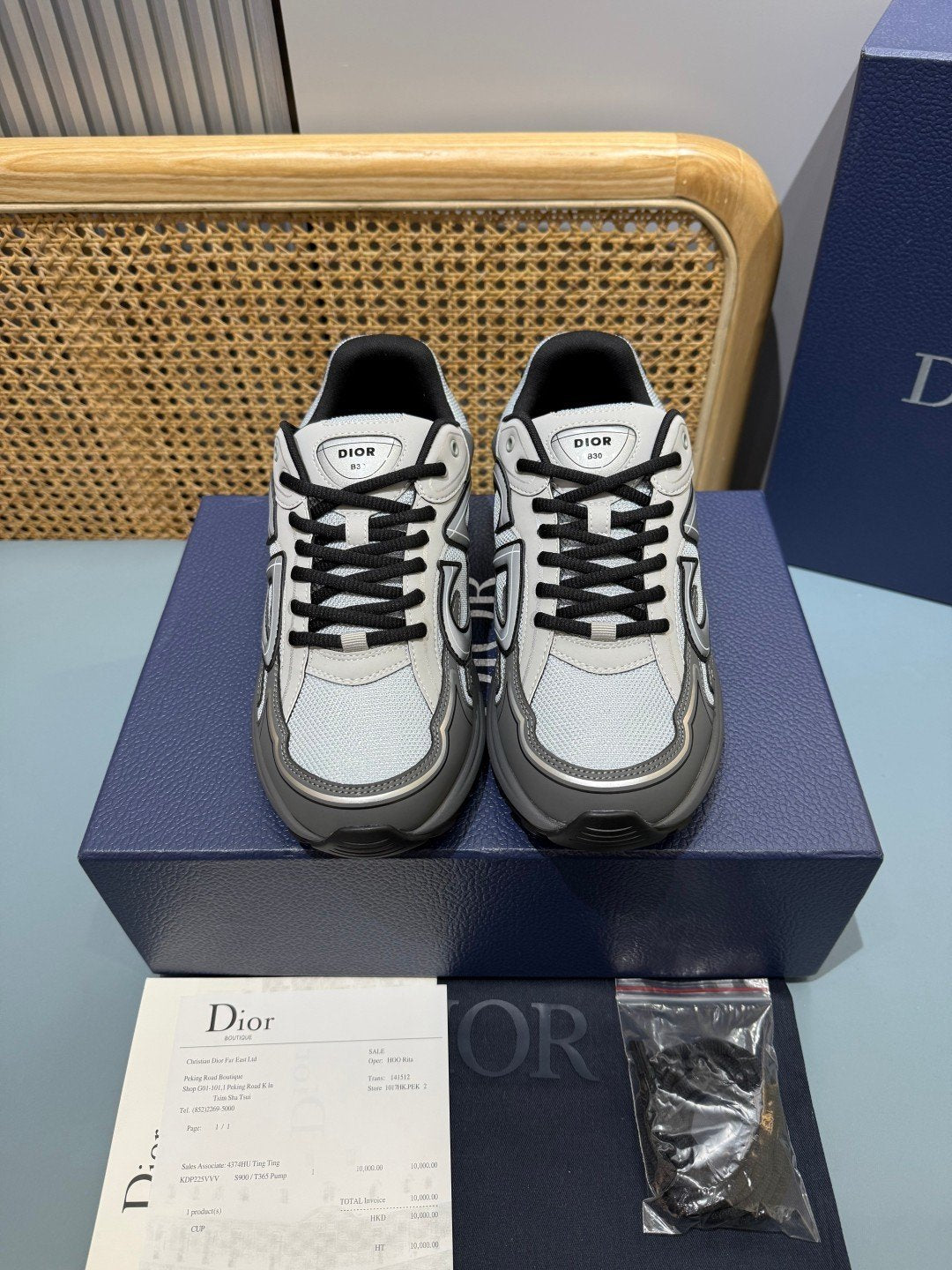 Sneakers B30 'Gris Anthracite et Blanc' — vue 2