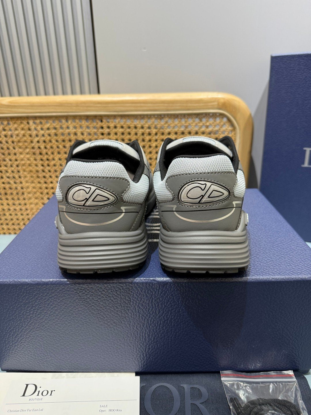 Sneakers B30 'Gris Anthracite et Blanc' — vue 4