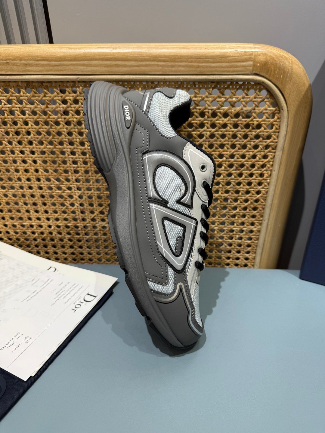 Sneakers B30 'Gris Anthracite et Blanc' — vue 15