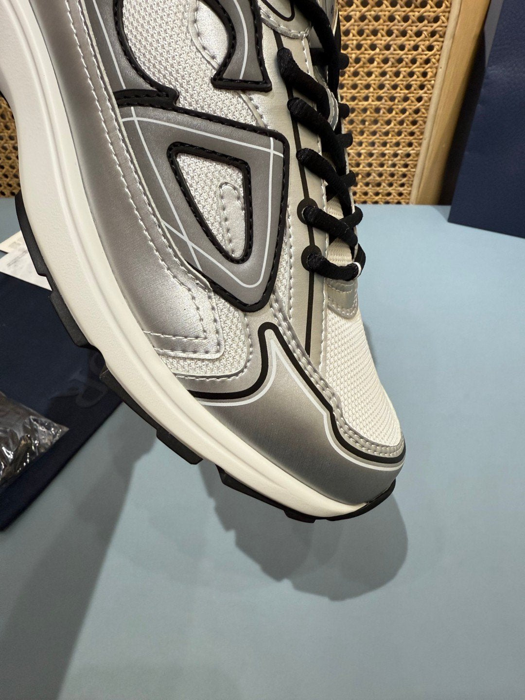 Sneakers B30 'Blanc Gris et Noir' — vue 13