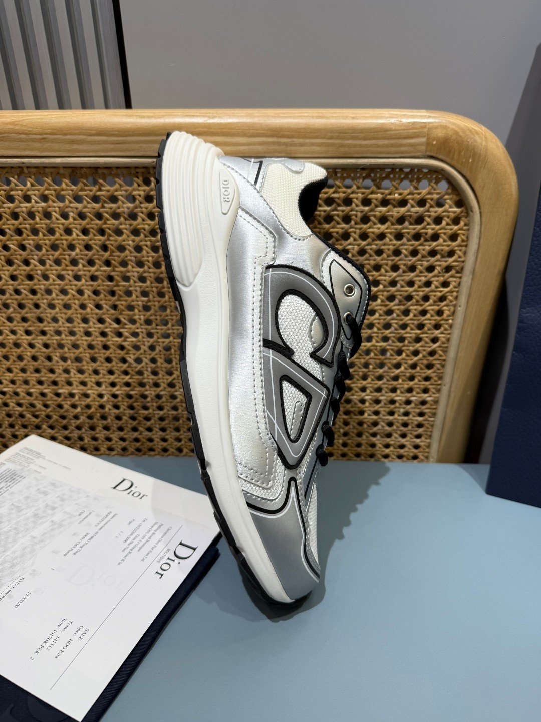 Sneakers B30 'Blanc Gris et Noir' — vue 14