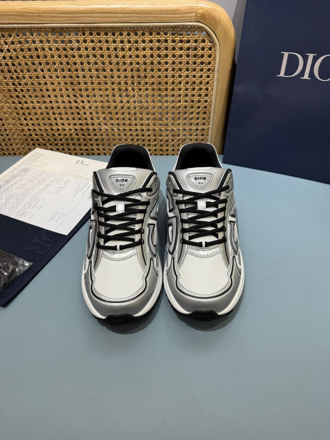 Sneakers B30 'Blanc Gris et Noir' — vue 18