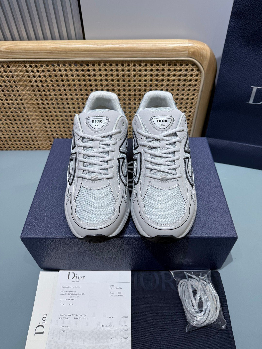 Sneakers B30 'Gris Clair' — vue 2