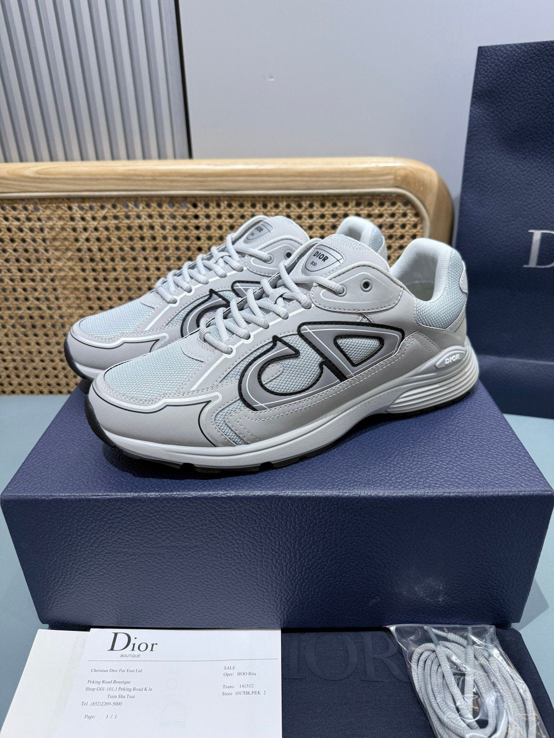 Sneakers B30 'Gris Clair' — vue 3