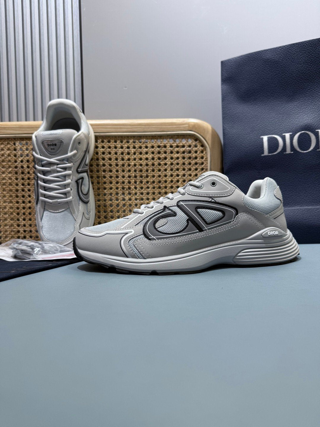 Sneakers B30 'Gris Clair' — vue 24