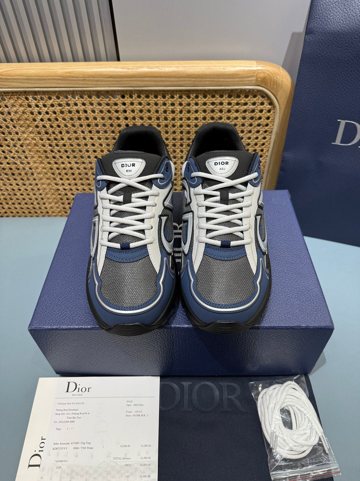 Sneakers B30 'Marine et Noir' — vue 2