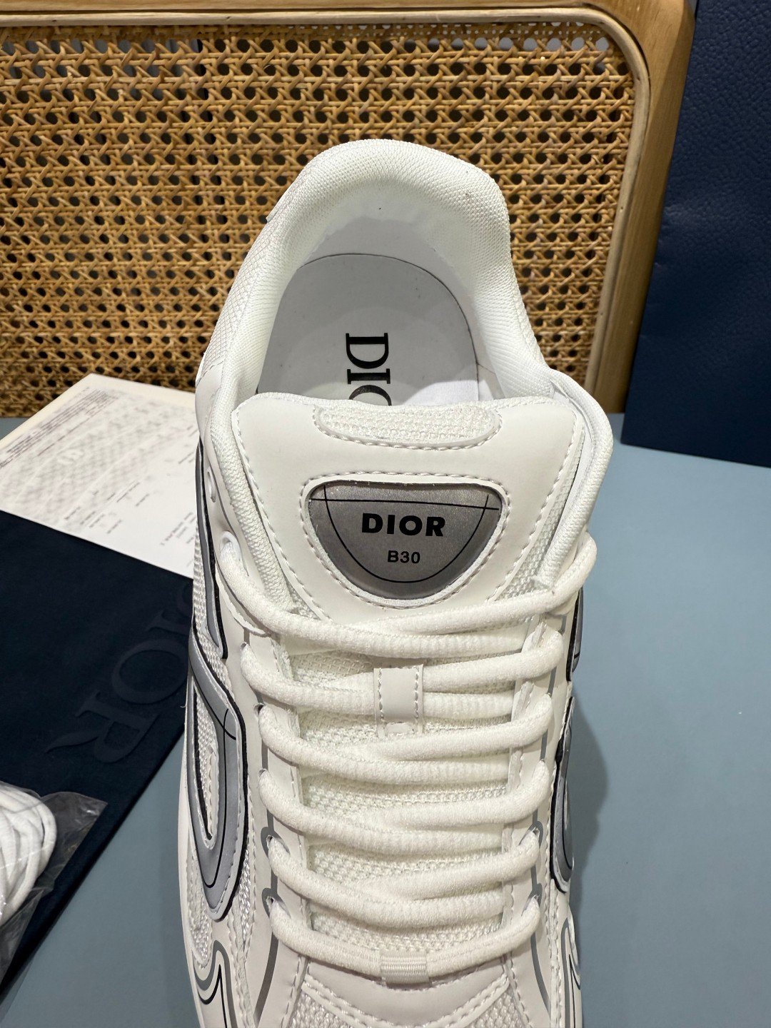 Sneakers B30 'Blanc et Argent' — vue 8