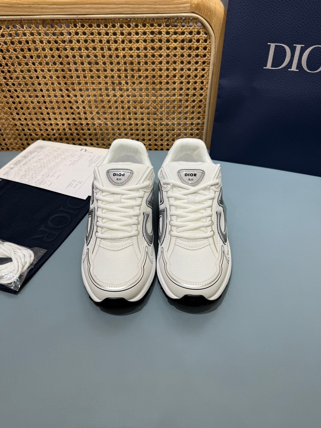 Sneakers B30 'Blanc et Argent' — vue 19