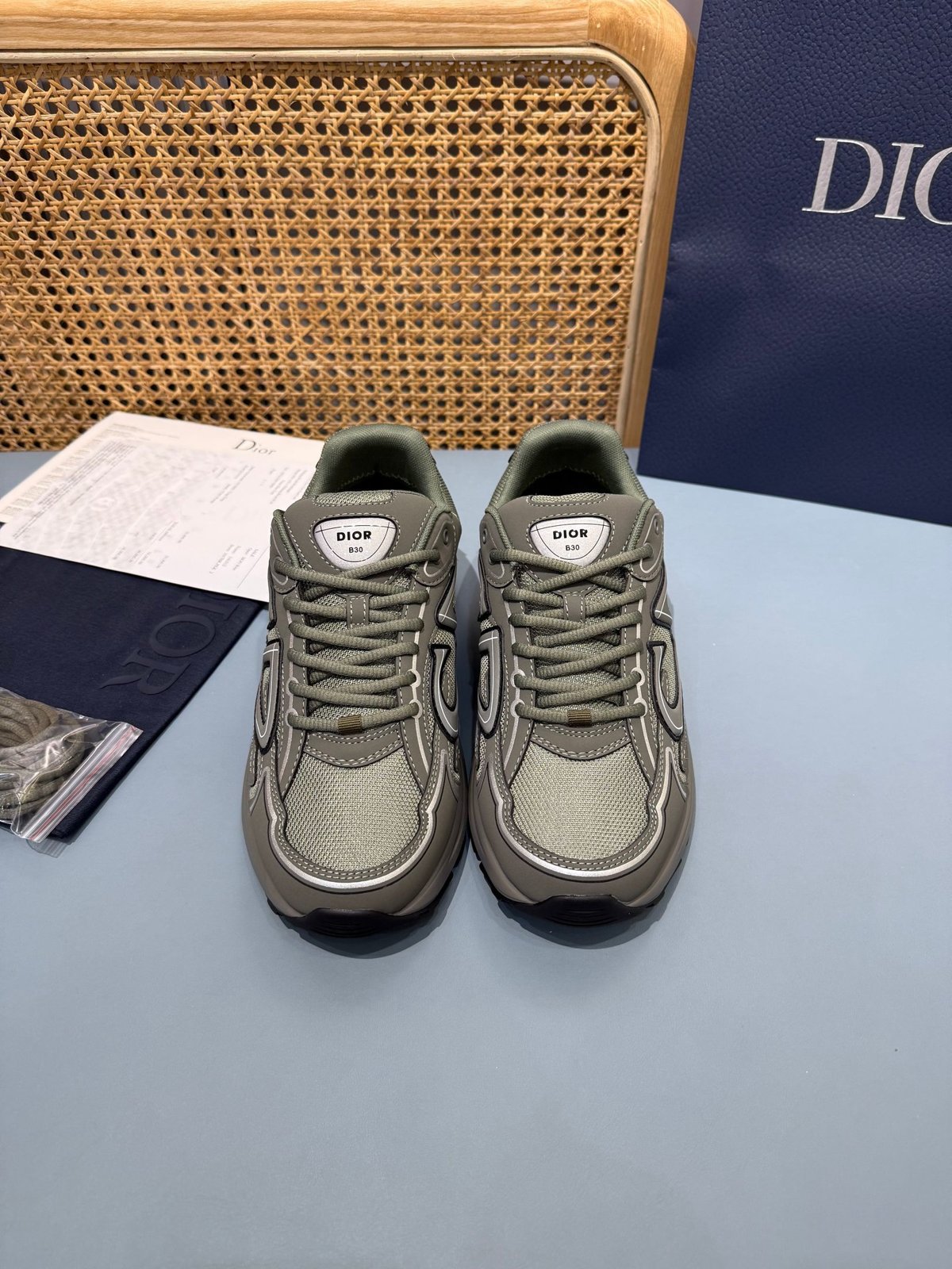 Sneakers B30 'Olive' — vue 18