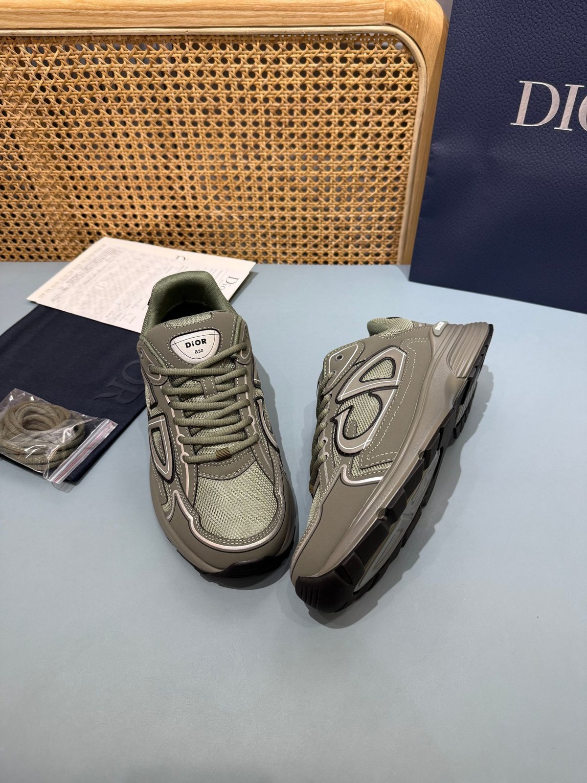 Sneakers B30 'Olive' — vue 25